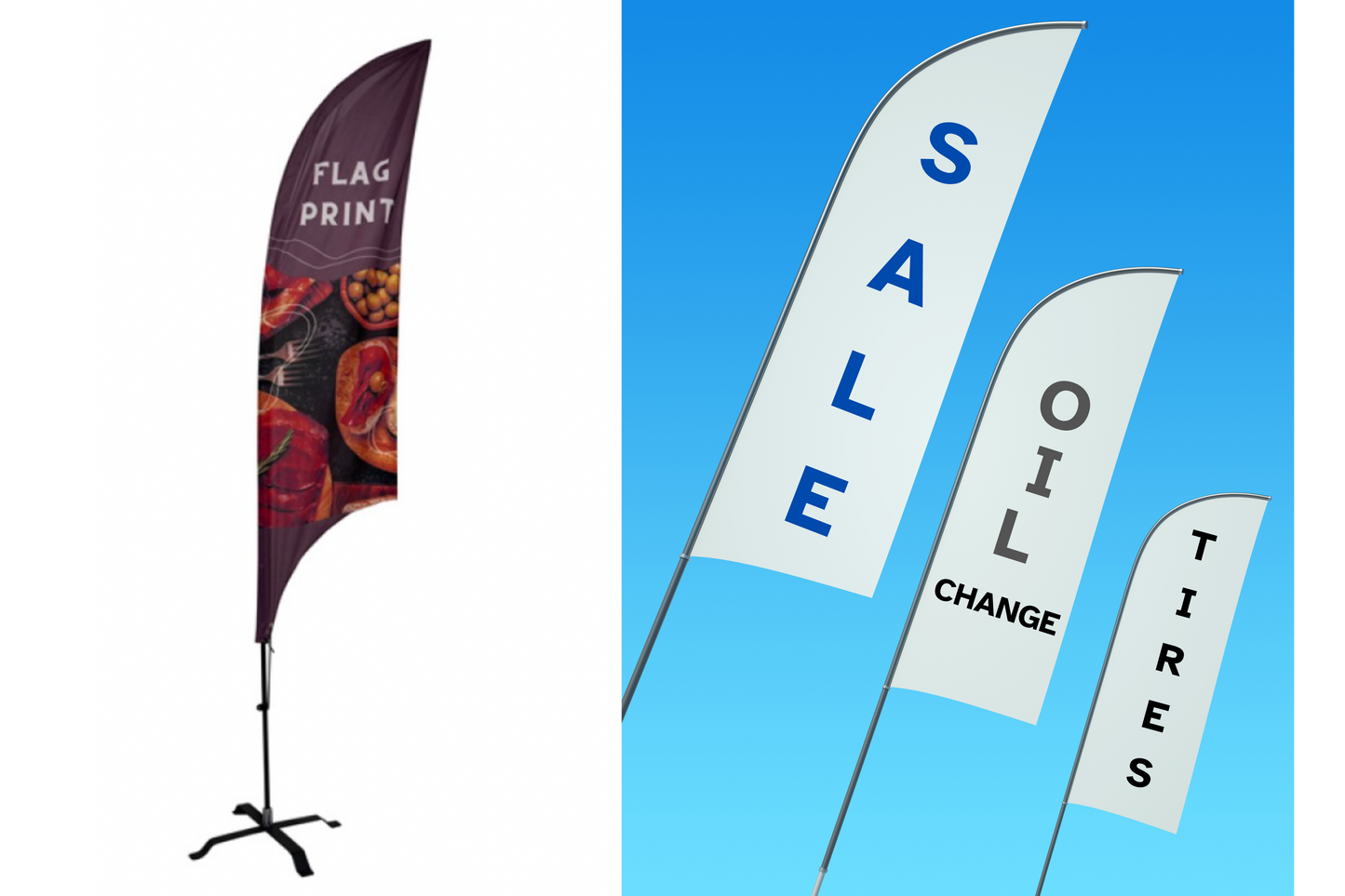 Custom Feather Flags | Vibrant Designs for Outdoor & Indoor Displays
