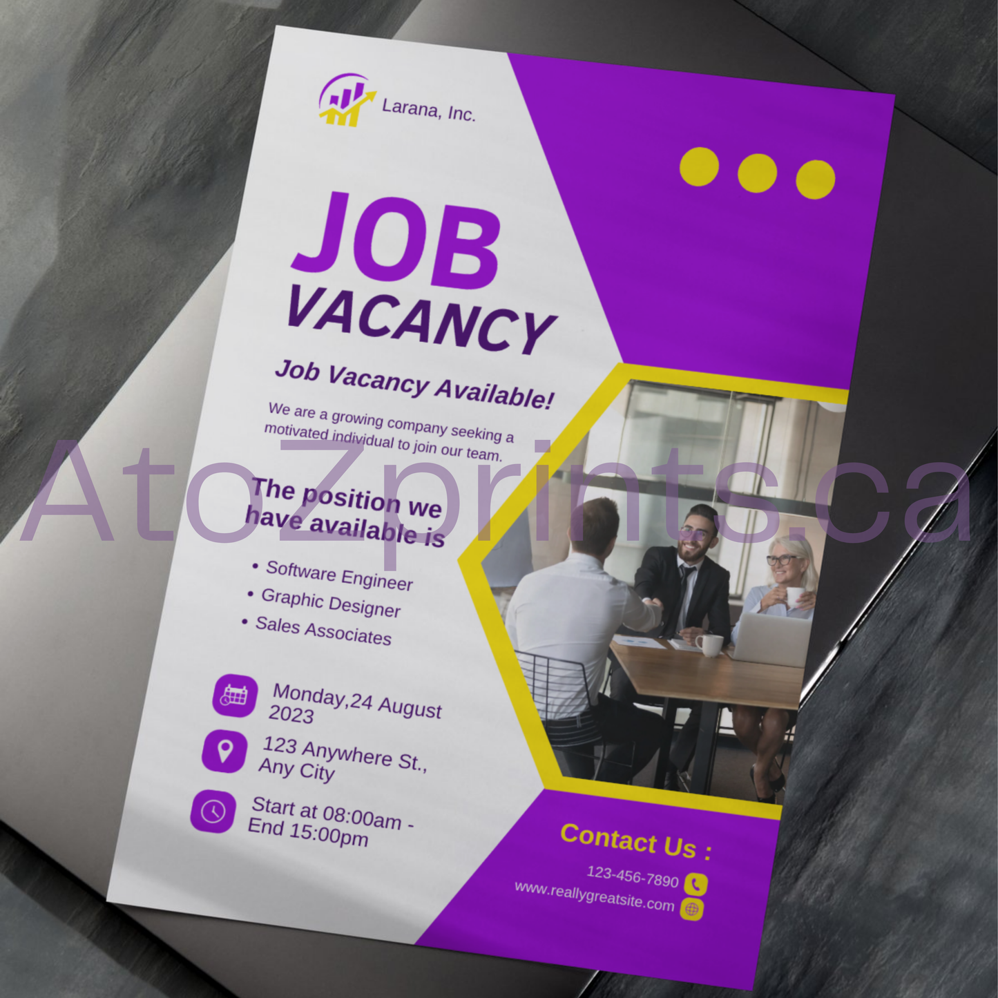 Custom Flyers – Spread Your Message with Impact!