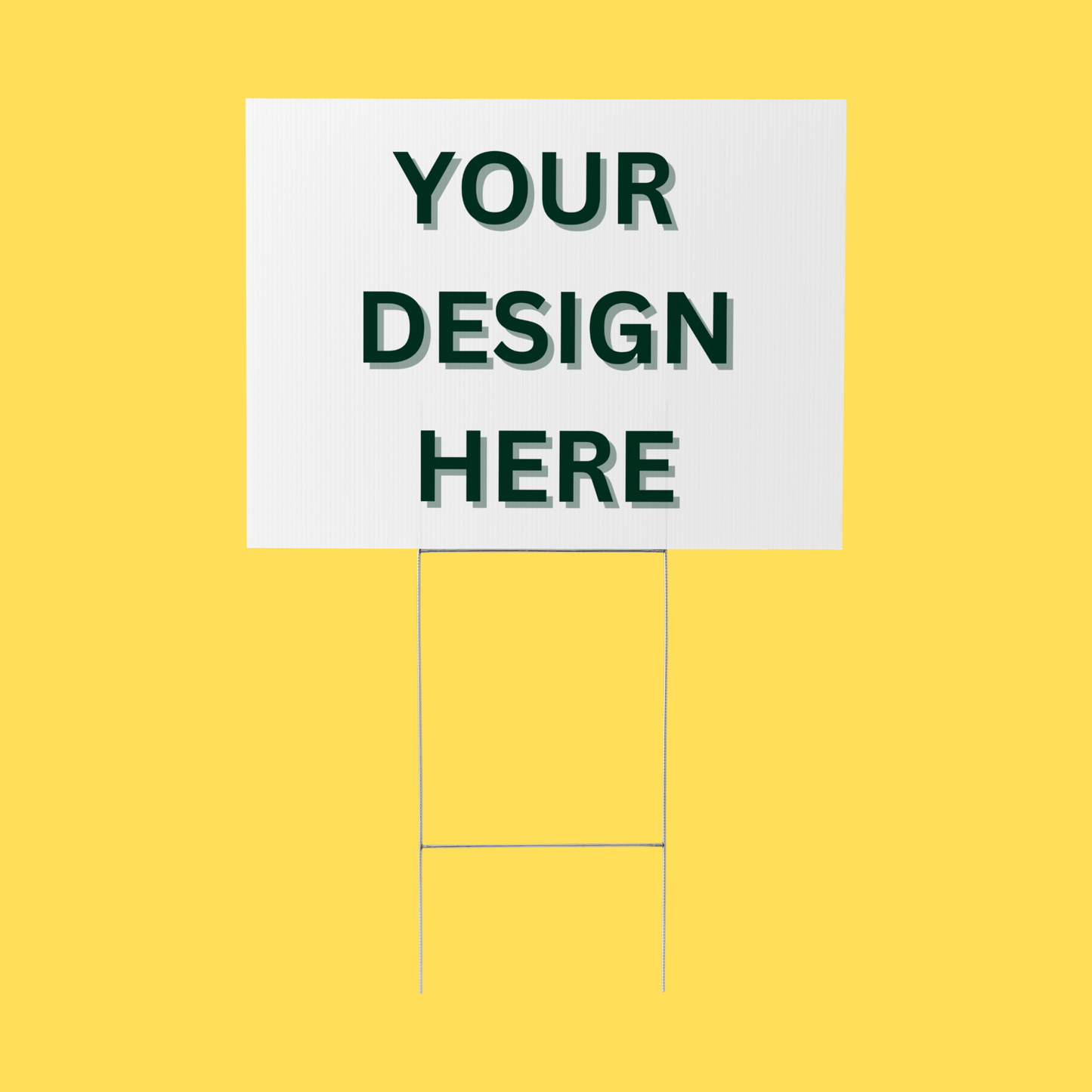 Coroplast Signs & Yard Signs (H-stand included)