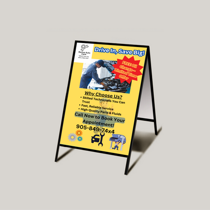 Custom A-Frame Signs: Maximize Visibility at Unbeatable Prices!