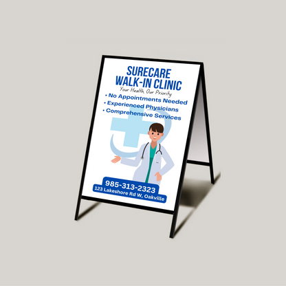 Custom A-Frame Signs: Maximize Visibility at Unbeatable Prices!