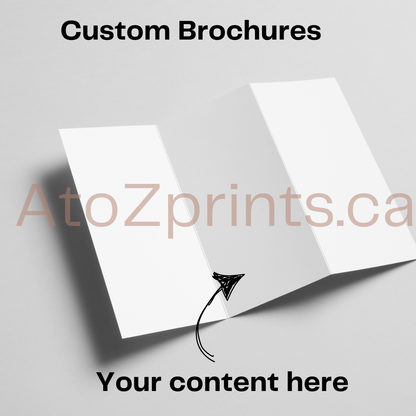 Brochures – Elevate Your Brand – Matte/Semi-gloss/Gloss finish/Enviro Coated