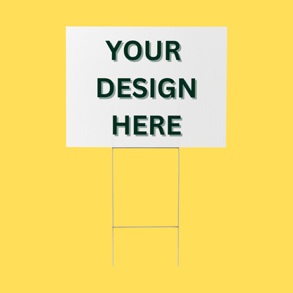 Coroplast Signs & Yard Signs (H-stand included)