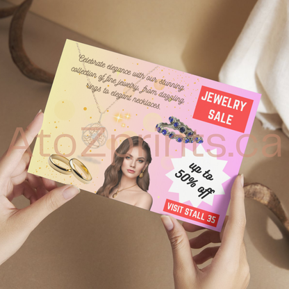 Custom Postcards – 15 Sizes, several material types to Fit Your Needs